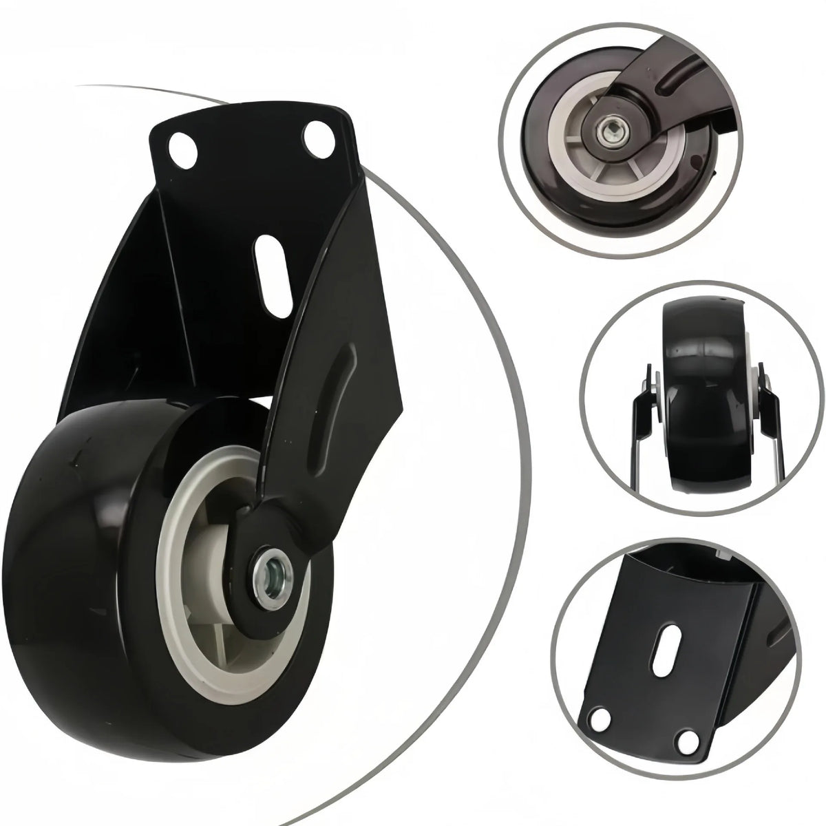 Door Bottom Support Wheel – Silent Furniture Caster for Cabinets Furniture Caster Wheel Richie's