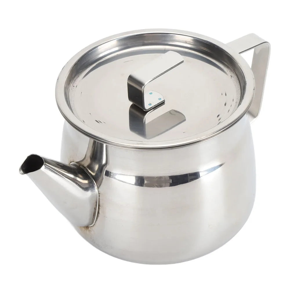 Stainless Steel Oil Strainer Pot 1200ml | Grease Storage Container Oil Strainer Pot Richie's