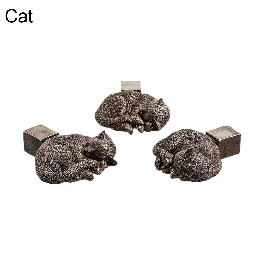3-Piece Animal Resin Plant Pot Feet | Bonsai & Flower Pot Stand Plant Pot Feet Richie's Cat
