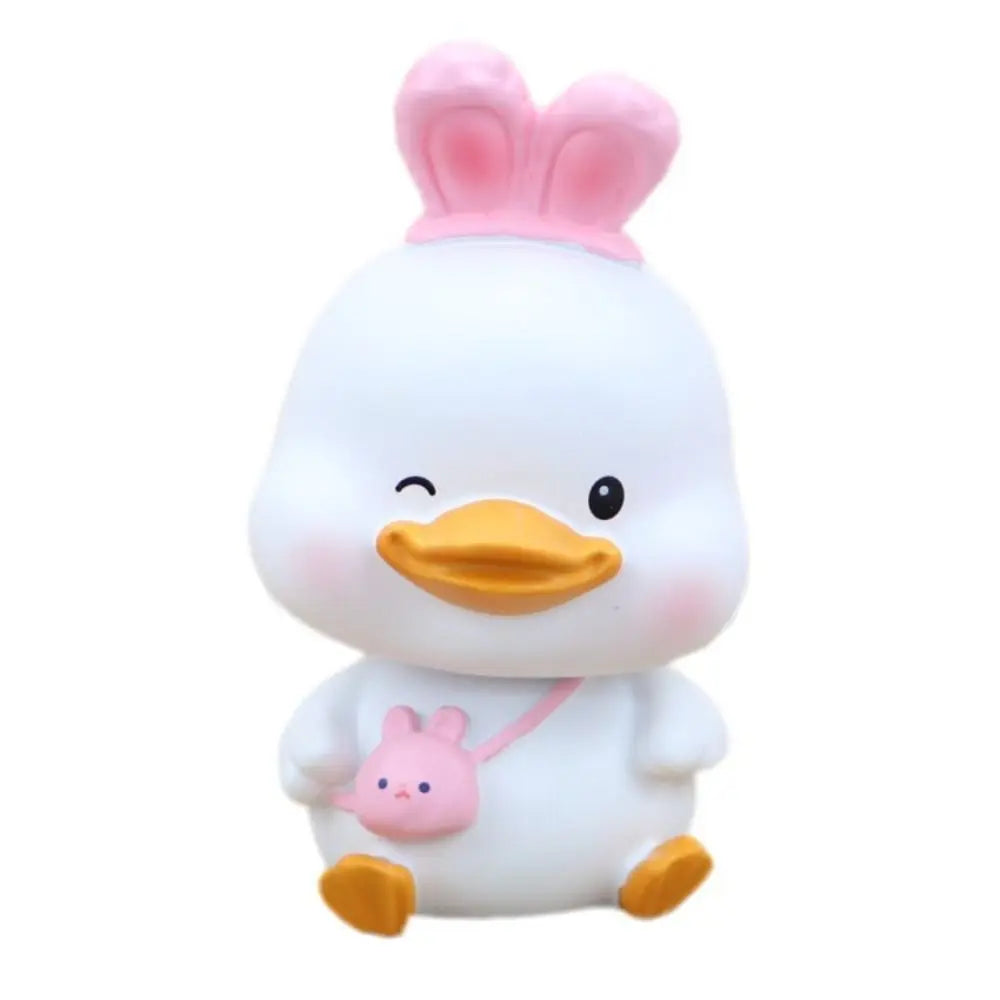 Resin Mini Duck Figurines – Cute Cartoon Duck DIY Decor Mini Duck Figurine Richie's D