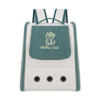 Oxford Pet Backpack – Breathable Waterproof Cat Carrier Bag Pet Carrier Backpack Richie's Green