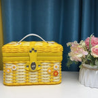 Rattan Woven Basket with Lid – Gift & Storage Basket Woven Storage Basket Richie's