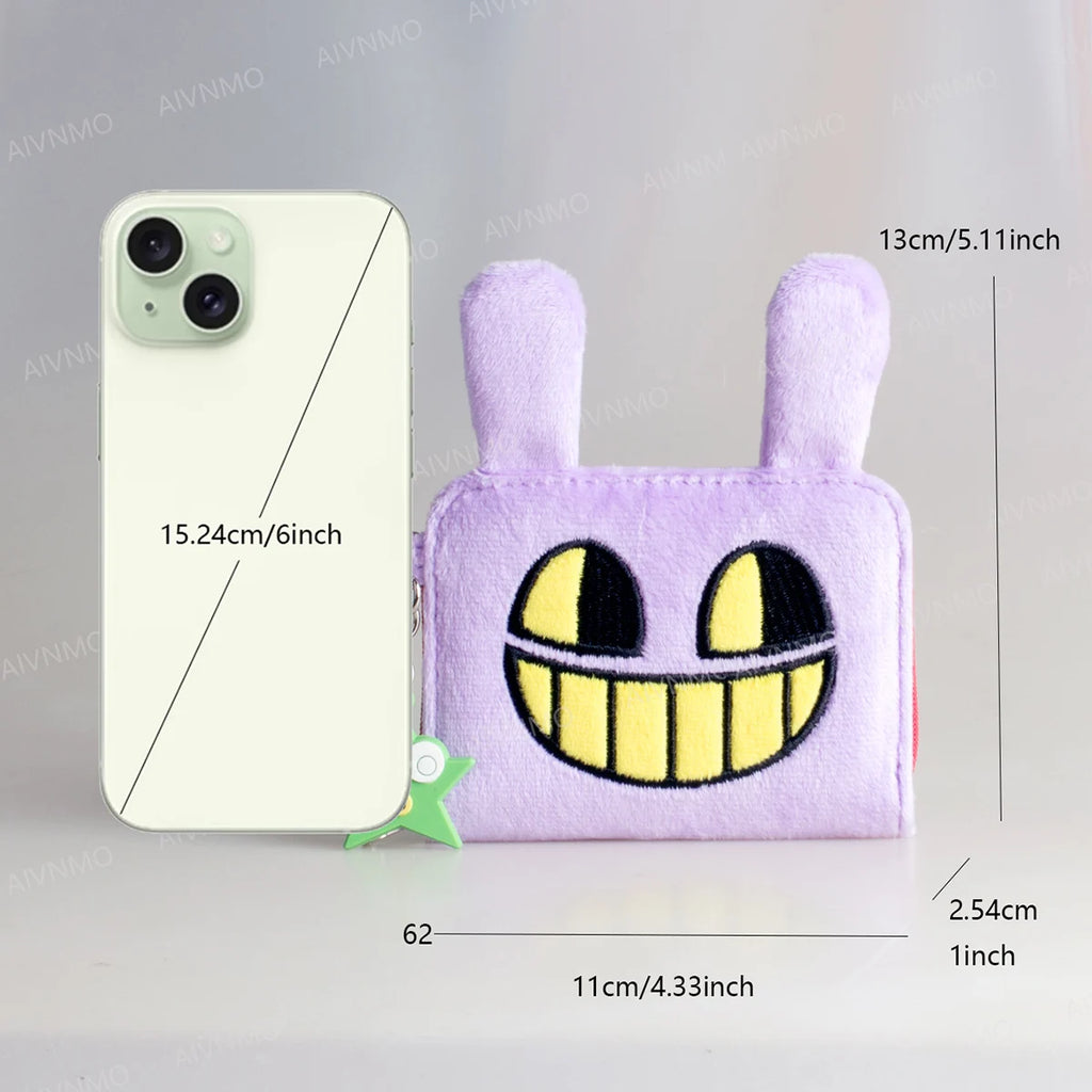 3D Plush Tri-Fold Wallet – Card Holder, Coin Purse & ID Window Tri-Fold Wallet Richie's
