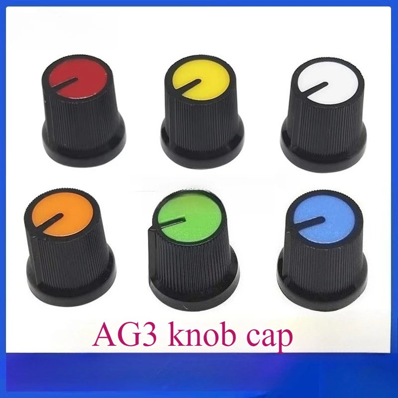 30PCS Potentiometer Knobs Set 6mm WH148 Assorted Colors Potentiometer Knobs Set Richie's