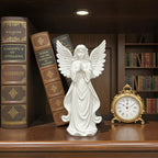 Praying Guardian Angel Statue 3D Printed Religious Figurine Decorative Figurine Richie's