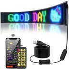 USB Flexible RGB LED Display Panel – Bluetooth DIY Scrolling Text LED Display Panel Richie's