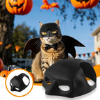 Black Bat Cat Halloween Costume Hat – Kitten Dress-Up Pet Costume Hat Richie's Default Title