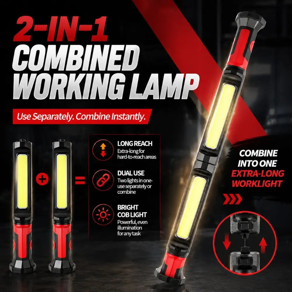 Magnetic Rechargeable COB LED Work Light – IPX4 Waterproof LED Work Light Richie's