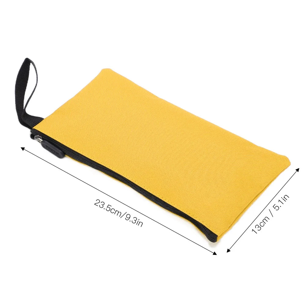 4-Pack Heavy Duty Canvas Tool Pouches with Zipper | Storage Bags Tool Storage Pouch Richie's