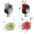 Feather Fascinator Hair Pin Bridal Tiara Wedding Headband Feather Fascinator Richie's