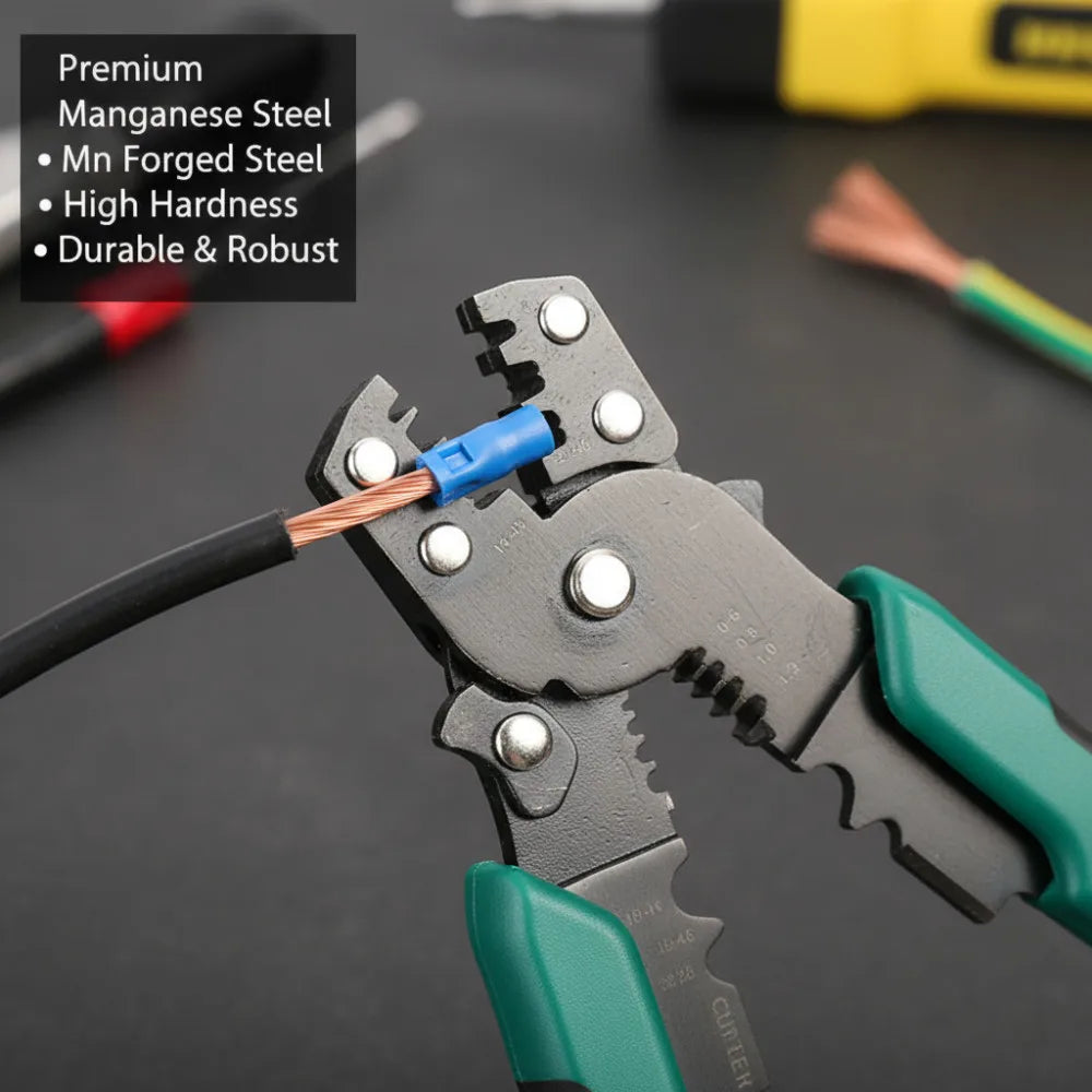 TOTNEND 3-in-1 Wire Crimping Pliers – Strip, Cut & Crimp Wire Crimping Pliers Richie's