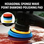 5-Pack Car Polishing Sponge Pads 3–7 Inch Buffing Wax Kit Car Polishing Pads Richie's
