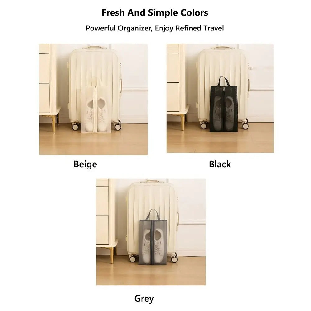 Portable Mesh Shoe Bag – Breathable Travel Shoe Organizer Shoe Storage Bag Richie's