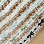 1 Yard Pleated Bow Lace Trim Ribbon – Handmade Fabric DIY Lace Trim Ribbon Richie's