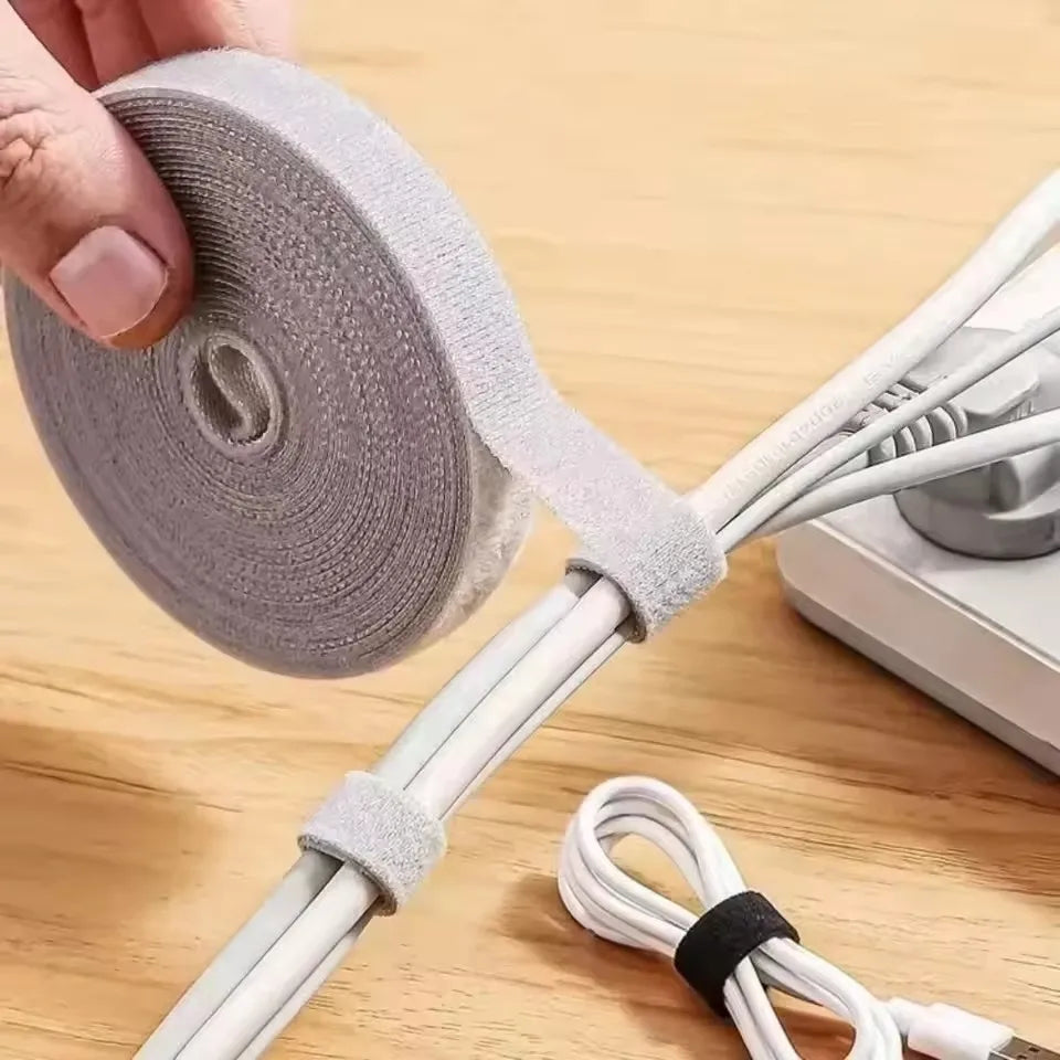 5M Cable Organizer Wire Winder Tape – Cord Management Cable Management Tape Richie's