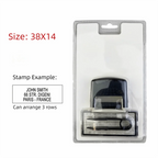 DIY Self-Inking Stamp Kit – Adjustable Multi-Size Monogram Set Self-Inking Stamp Kit Richie's Black-S