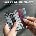 Aluminum Alloy RFID Blocking ID Badge Holder with Back Clip ID Badge Holder Richie's