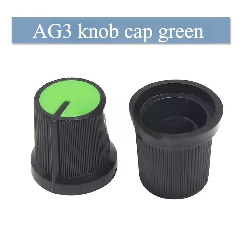 30PCS Potentiometer Knobs Set 6mm WH148 Assorted Colors Potentiometer Knobs Set Richie's AG3 Green 30PCS