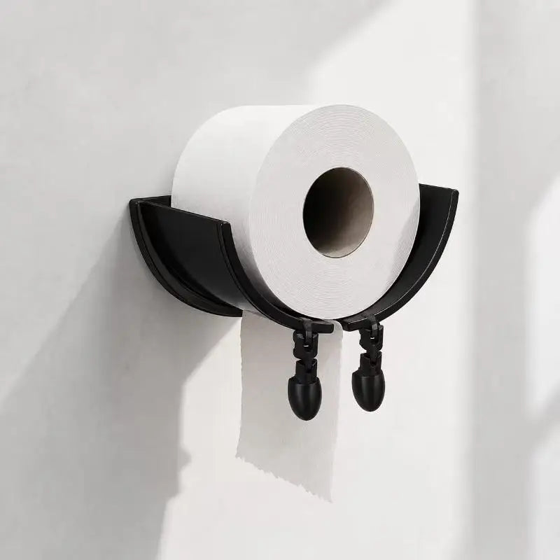 Wall Mounted Novelty Toilet Paper Holder – Waterproof Plastic Toilet Paper Holder Richie's A2