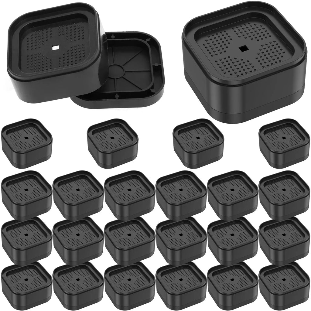Stackable Furniture Risers – Adjustable 1" 2" 3" Bed Lift Furniture Risers Richie's 24pcs