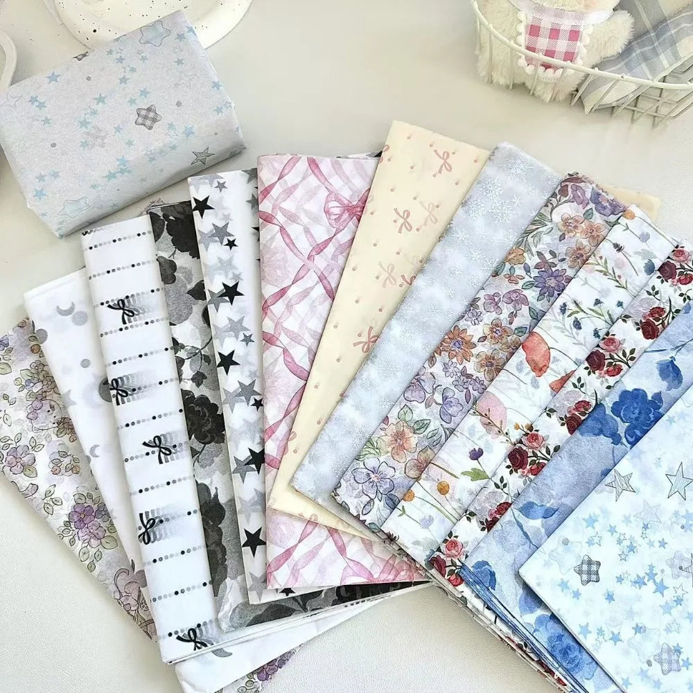 10PCS Bowknot Tissue Wrapping Paper Sheets – Floral Gift Wrap Gift Wrapping Paper Richie's