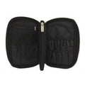 Professional Makeup Brush Bag & Travel Cosmetic Organizer Makeup Cosmetic Bag Richie's black