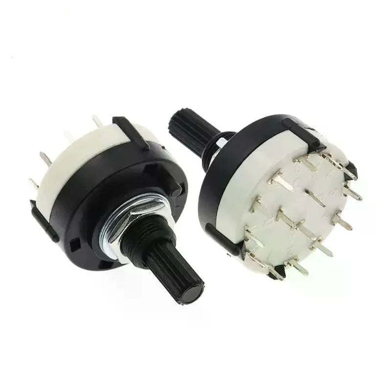 RS26 Rotary Band Selector Switch – 1–4 Pole, 3–12 Position Rotary Selector Switch Richie's
