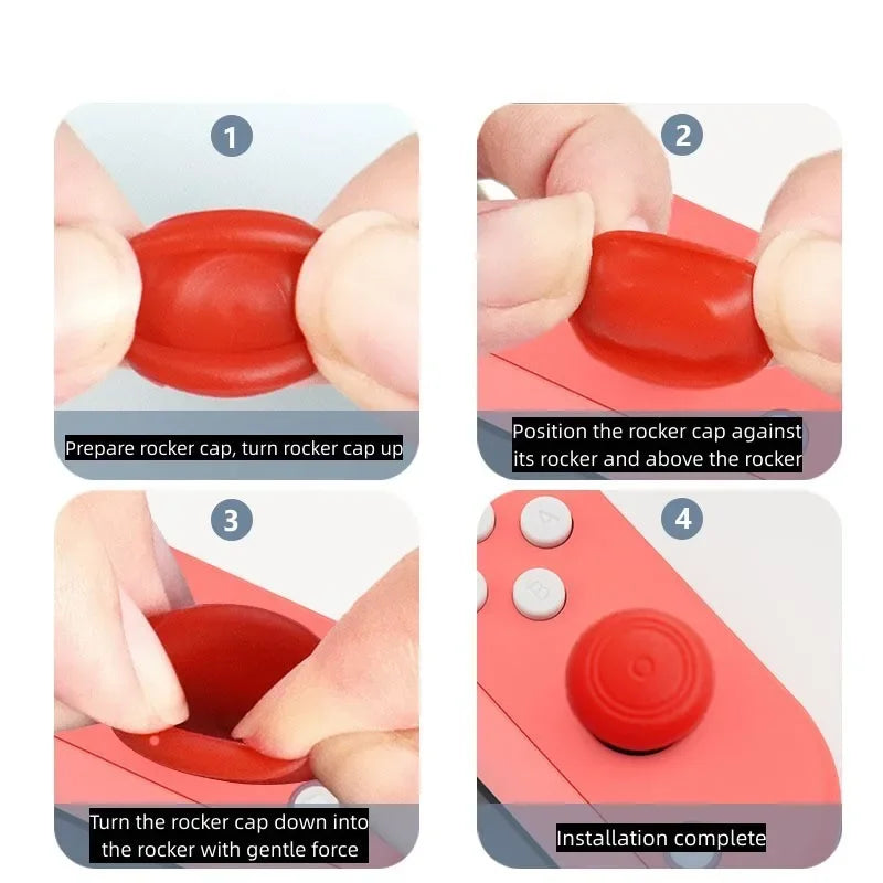 Silicone Thumb Grip Caps for Nintendo Switch Joy-Con | Anti-Slip Controller Thumb Grips Richie's