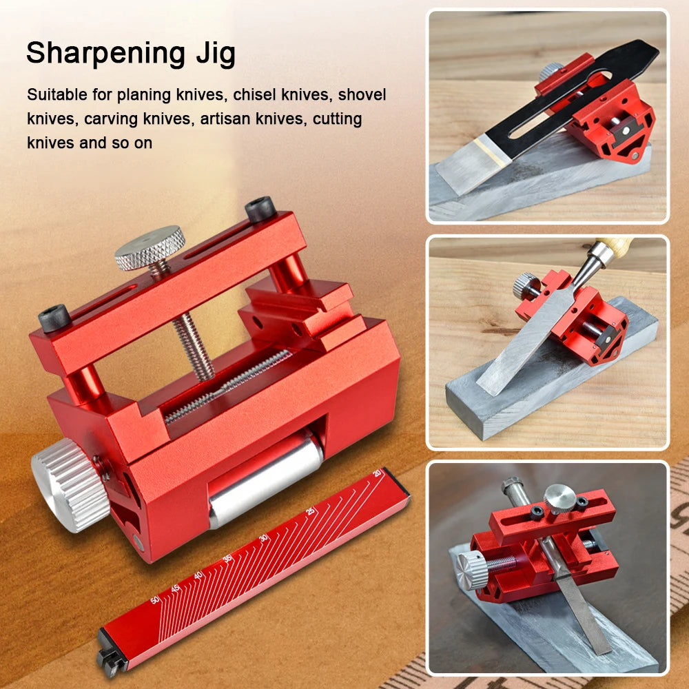 Honing Guide Chisel Sharpener – Aluminum Alloy Bracket Tool Honing Guide Richie's