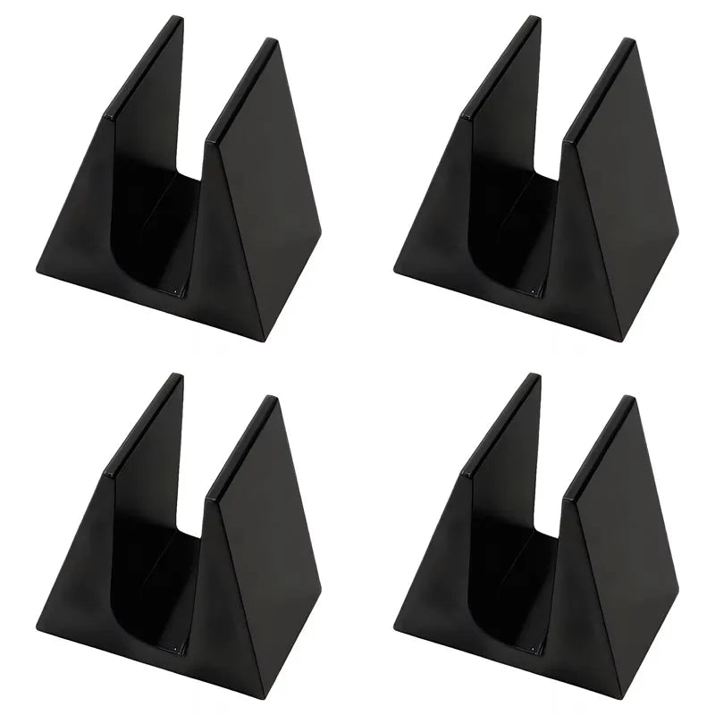 Vertical Weight Scale Stand Organizer – Space-Saving Rack Scale Storage Stand Richie's Black-4pcs