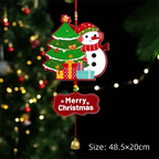 Christmas Wind Chime Bell DIY Door & Window Hanging Decor Christmas Wind Chime Richie's A
