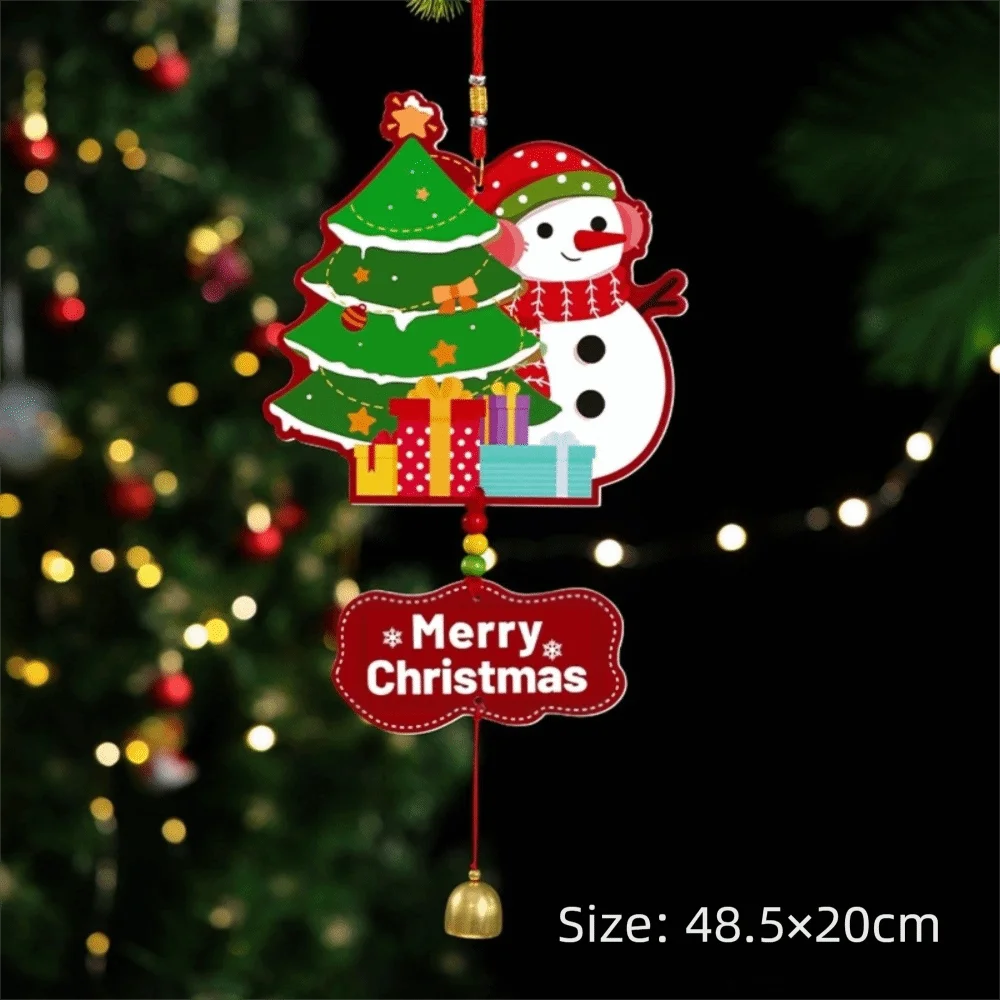 Christmas Wind Chime Bell DIY Door & Window Hanging Decor Christmas Wind Chime Richie's A