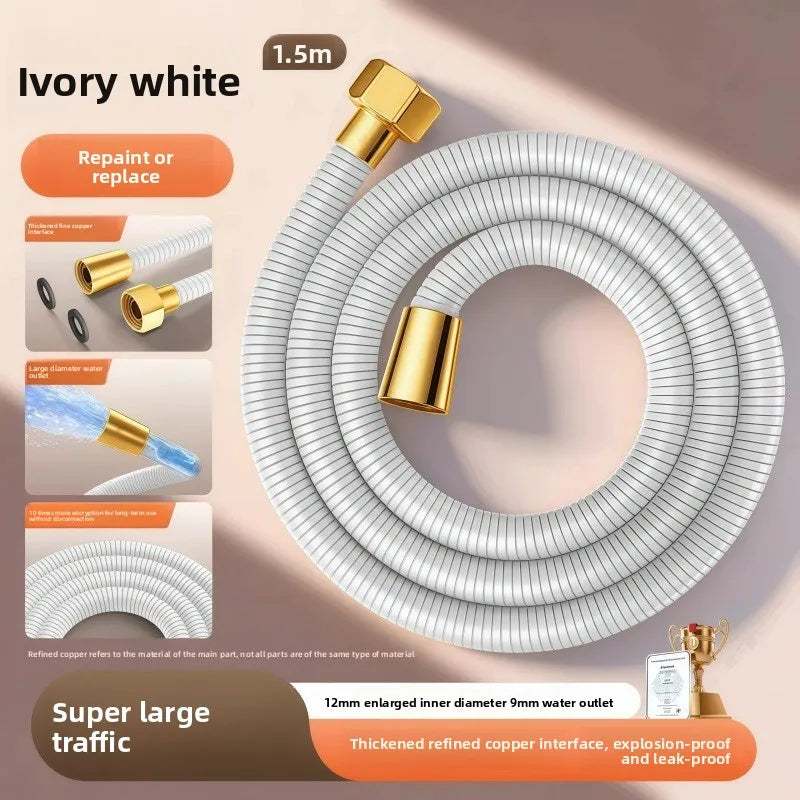 Universal Stainless Steel Shower Hose for Water Heaters | Burst-Proof Shower Hose Richie's