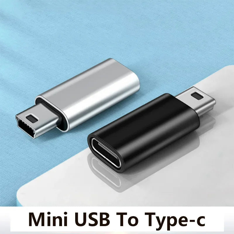 Mini USB to USB-C Adapter 5-Pin Data Transfer Connector USB Adapter Richie's