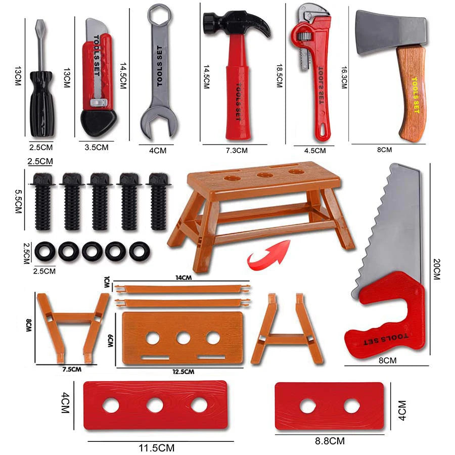 Kids' Pretend Play Tool Set – Toy Drill & Screwdriver Pretend Play Tool Set Richie's