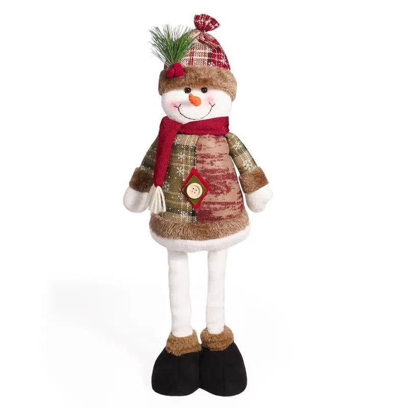 Retractable Christmas Figurines – Santa, Snowman & Reindeer Christmas Figurine Ornament Richie's A1