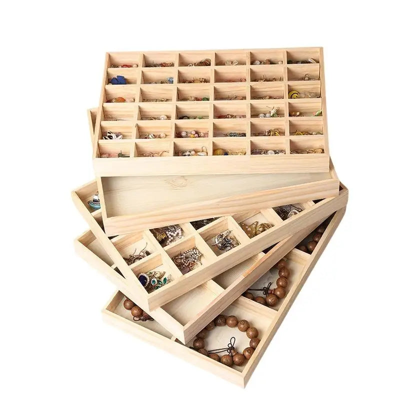 Wooden Jewelry Organizer Box – Rings, Earrings & Necklaces Jewelry Organizer Box Richie's
