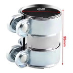 Adjustable Exhaust Clamp 45–65mm Steel Pipe Connector Sleeve Exhaust Clamp Richie's 42mm