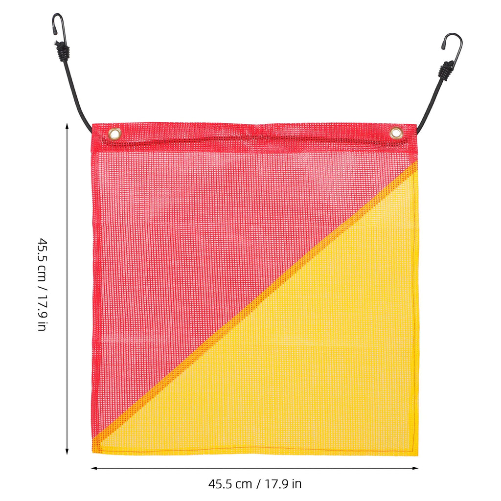 Reflective Safety Flag 18x18" Mesh – Trailer, Truck & Bike Haul Reflective Safety Flag Richie's