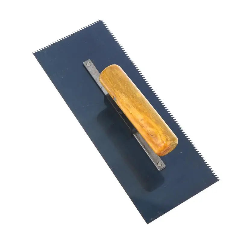 24cm Notched Trowel 2mm Teeth | Steel Blade & Wood Handle Notched Trowel Richie's