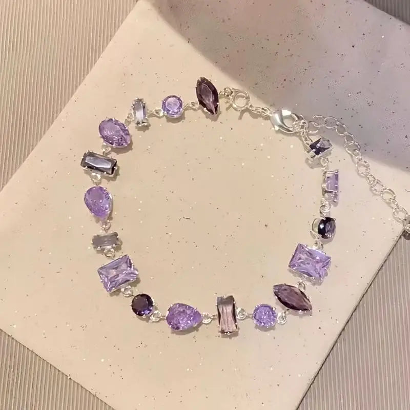 Sparkling Zircon Crystal Bracelet for Women | Y2K Style Fashion Bracelet Richie's A6