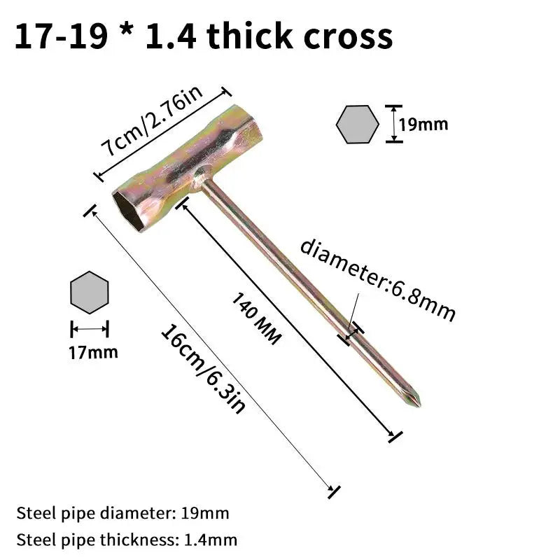 2-in-1 Spark Plug Socket Wrench – High Carbon Steel Spanner Socket Wrench Tool Richie's 17 1914