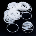 3-Pack White VMQ Silicone O-Rings CS2.4mm OD 52–100mm Gasket Silicone O-Ring Gasket Richie's