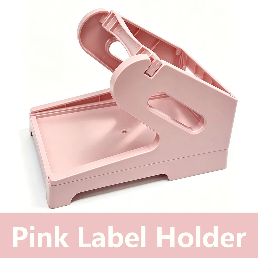 Marklife Desktop Thermal Label Holder Stand – Roll & Fanfold Label Holder Stand Richie's Pink Label Holder