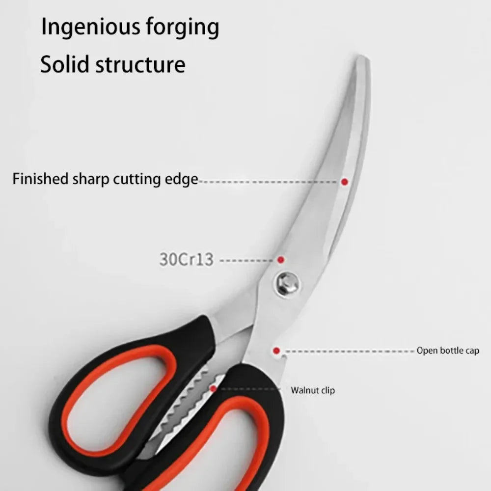 Multi-Functional Stainless Steel Kitchen Scissors & Shears Kitchen Scissors Richie's