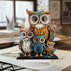 2D Anime Owl Statue Acrylic Desktop Decor & Gift Figurine Decorative Figurine Richie's 10