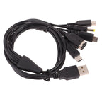 5-in-1 USB Charging Cable for 3DS, DSi, GBA SP, Wii U & PSP Game Console Charger Cable Richie's