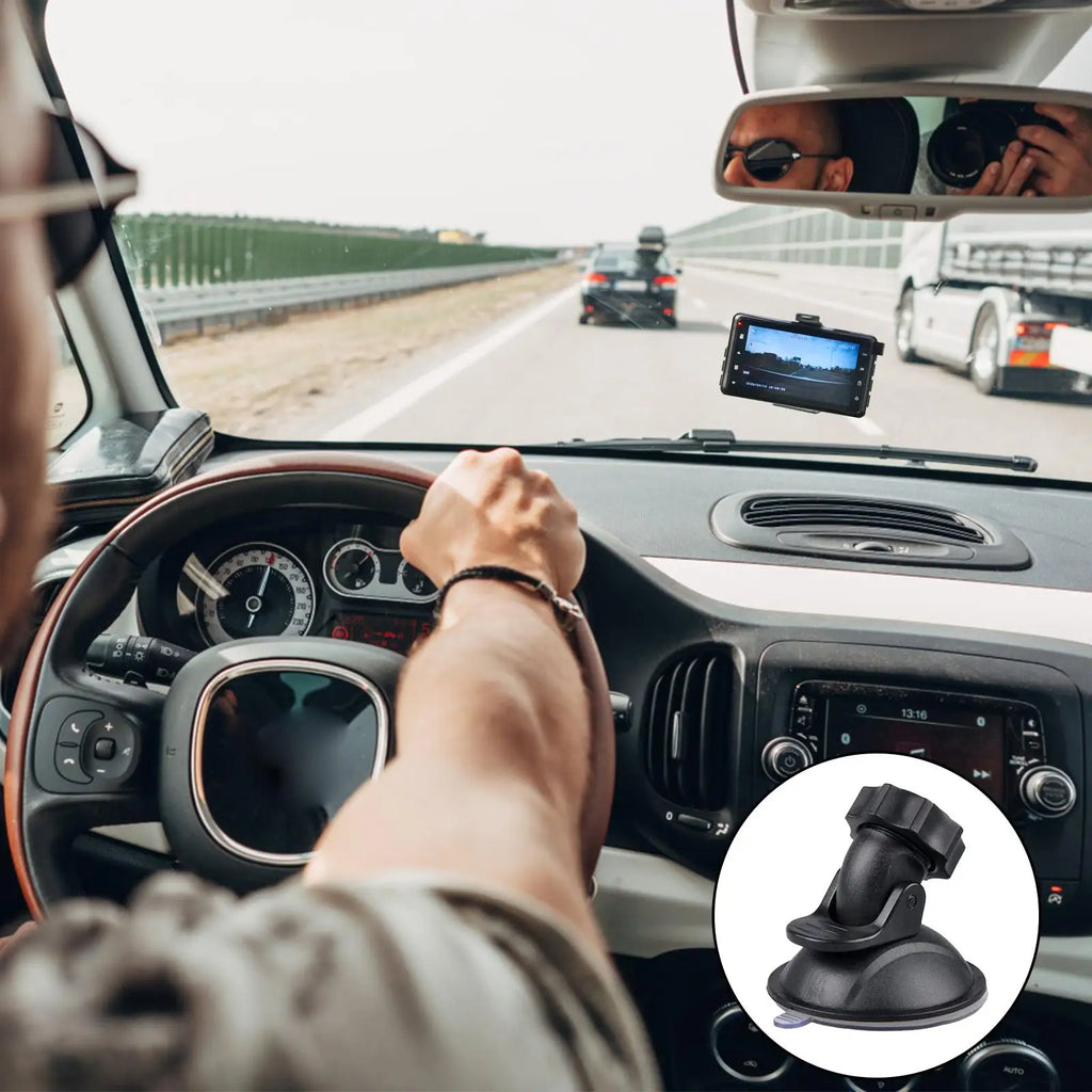Dash Cam Suction Mount 360° Quick Release & 5 Adapters Dash Cam Mount Richie's
