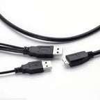USB 3.0 Micro-B Hard Drive Cable Dual USB Power – 0.6M & 1M USB Data Cable Richie's