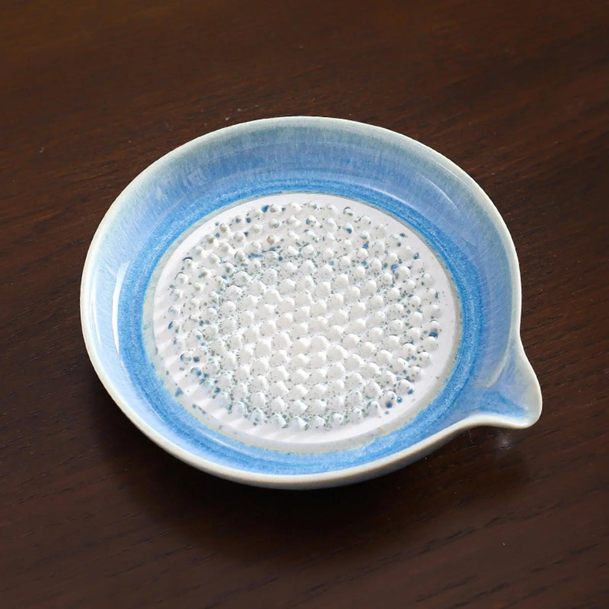 Handmade Ceramic Garlic Grater Plate – Gradient Glaze Kitchen Dish Ceramic Grater Plate Richie's